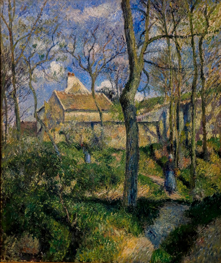 Chemin des Pouilleux, Pontoise. 1881