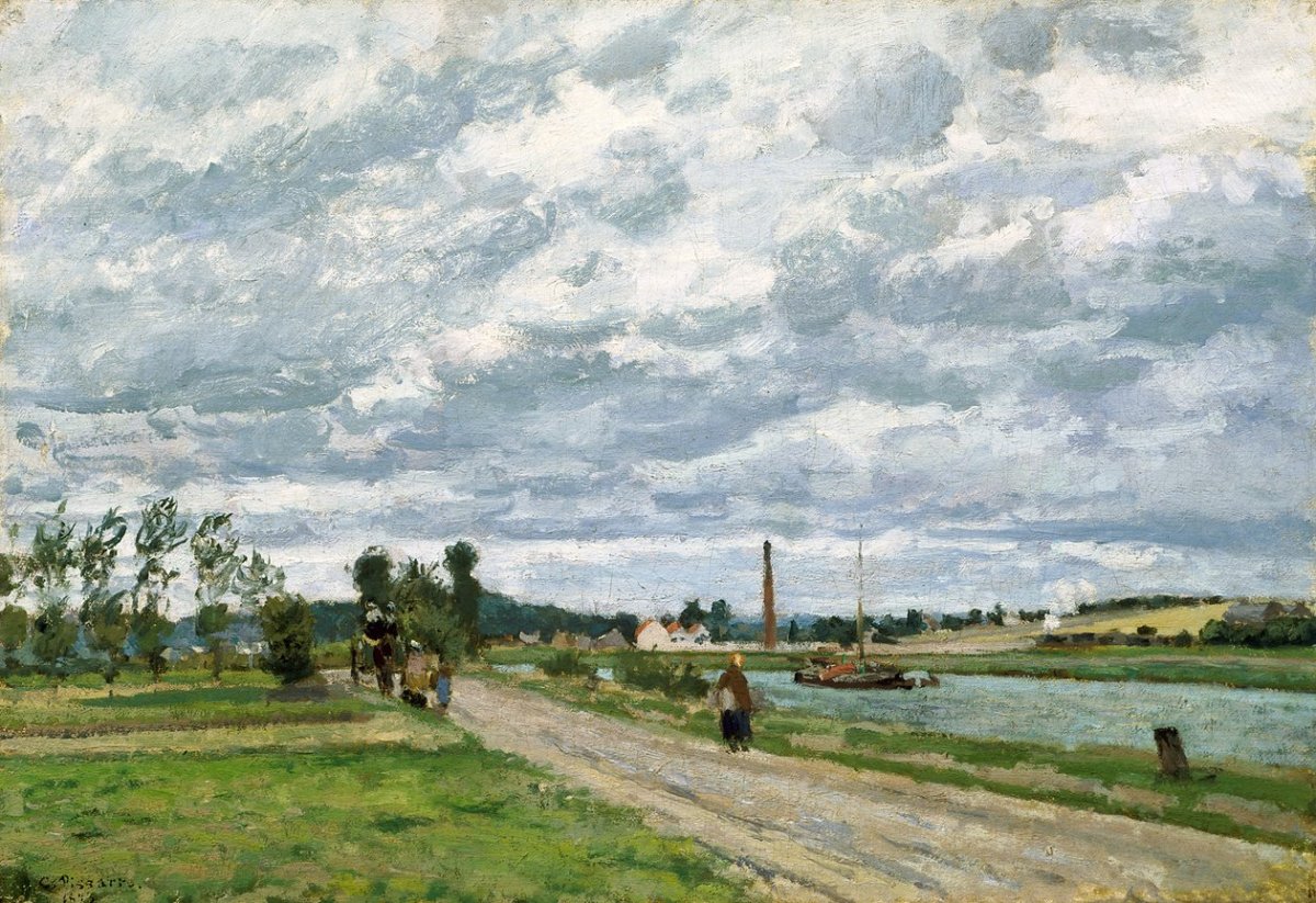 Les bords de l'Oise à Pontoise 