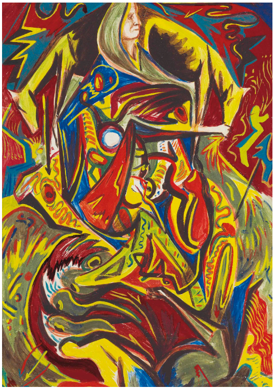 Composition with Woman