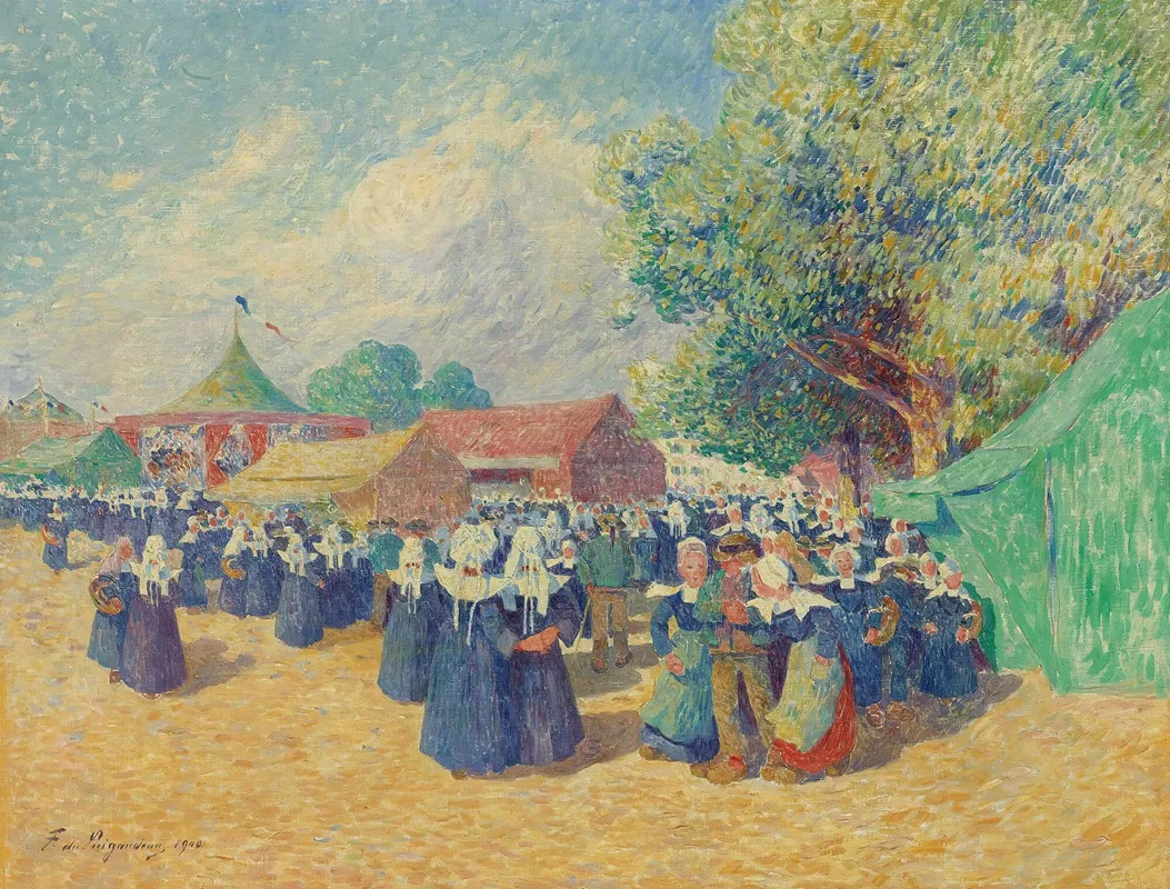 Fête foraine en Bretagne (1900)