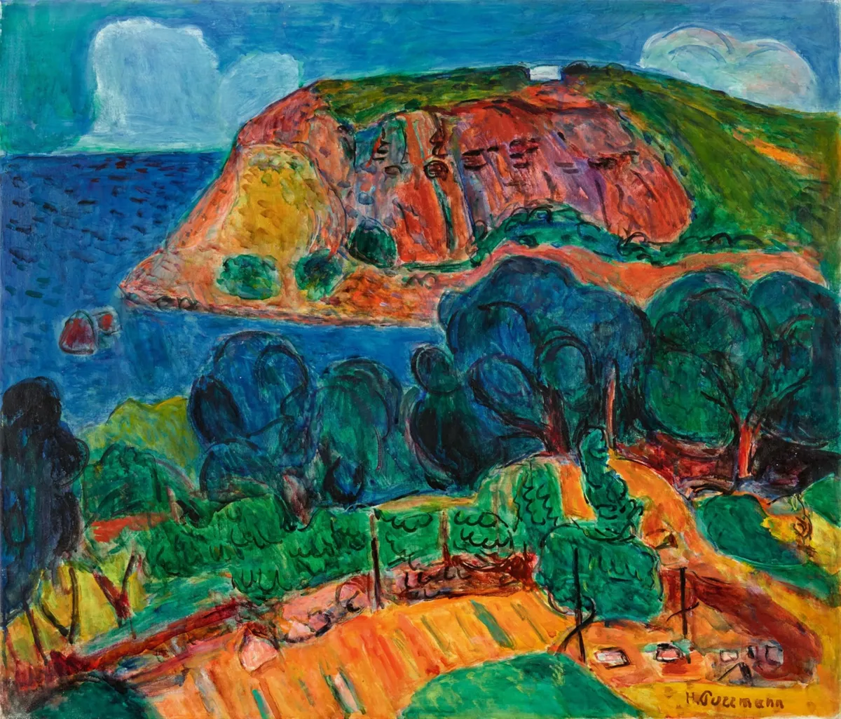 Paysage côtier près de Lacco Ameno, Ischia, 1956