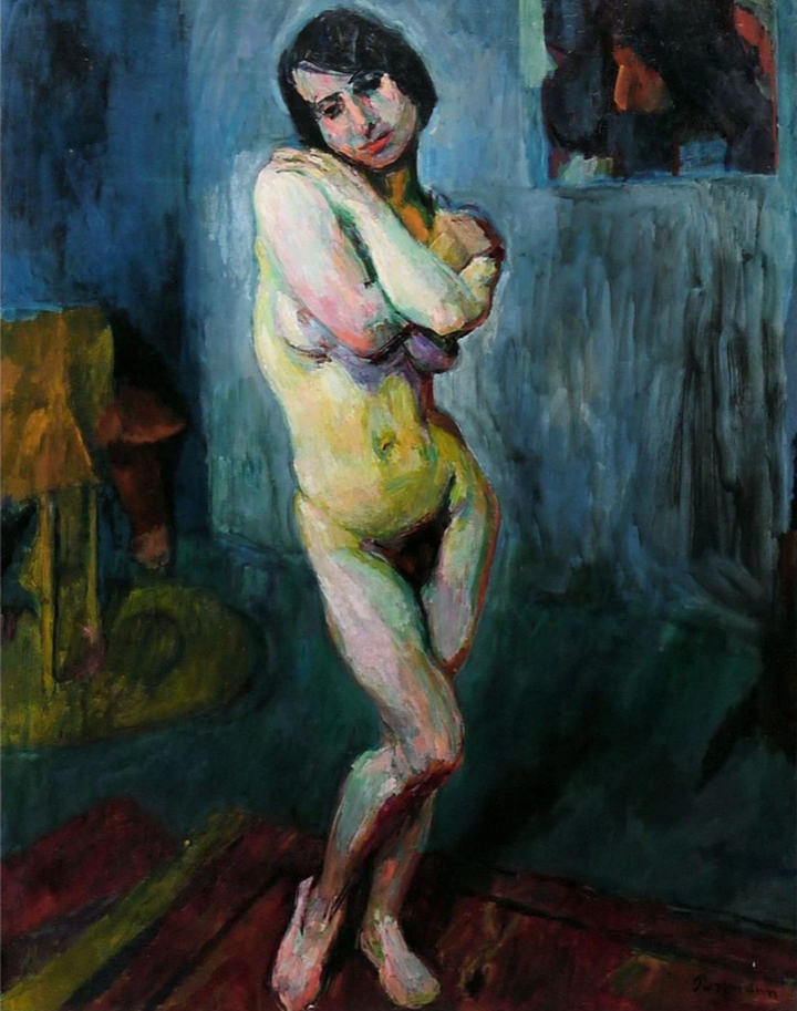 Nu féminin debout, 1914