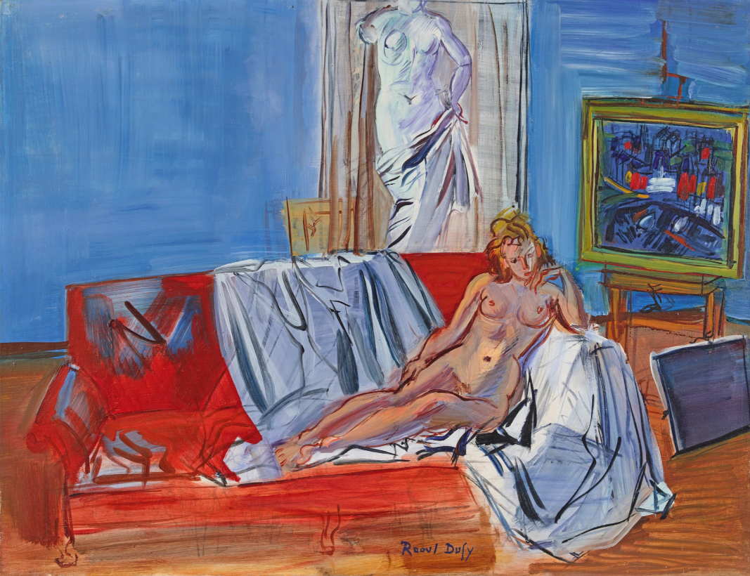 Nu couché dans l'atelier de la rue Jeanne-d'Arc, 1942