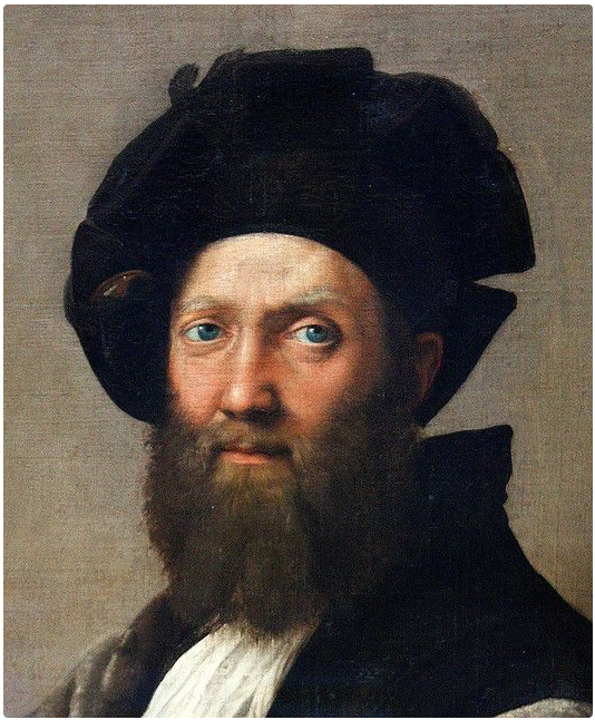 Portrait de Baldassare Castiglione par Raphaël, vers 1514-1515