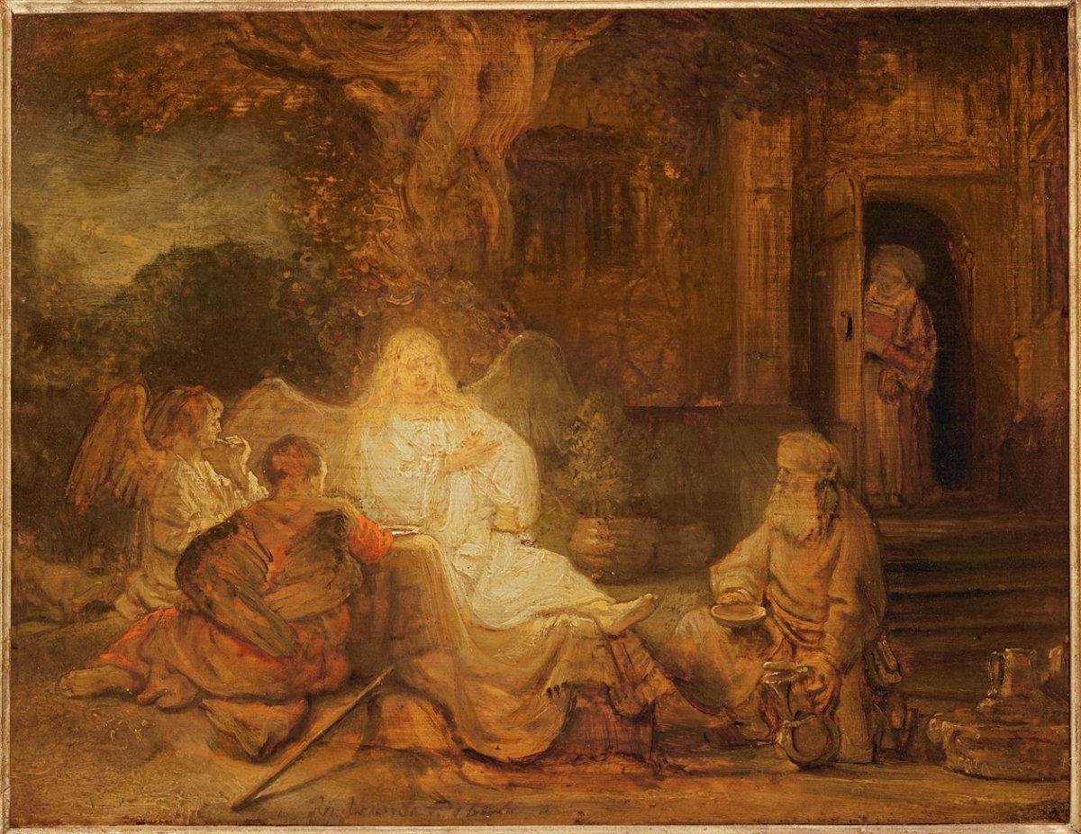 Abraham reçoit les trois anges, 1646 