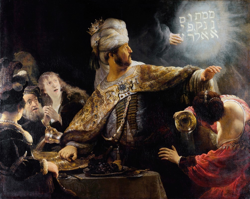 La fête de Belshazzar (de 1634 à 1639)