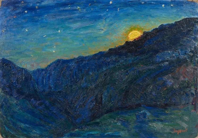 Effet de nuit, vers 1900