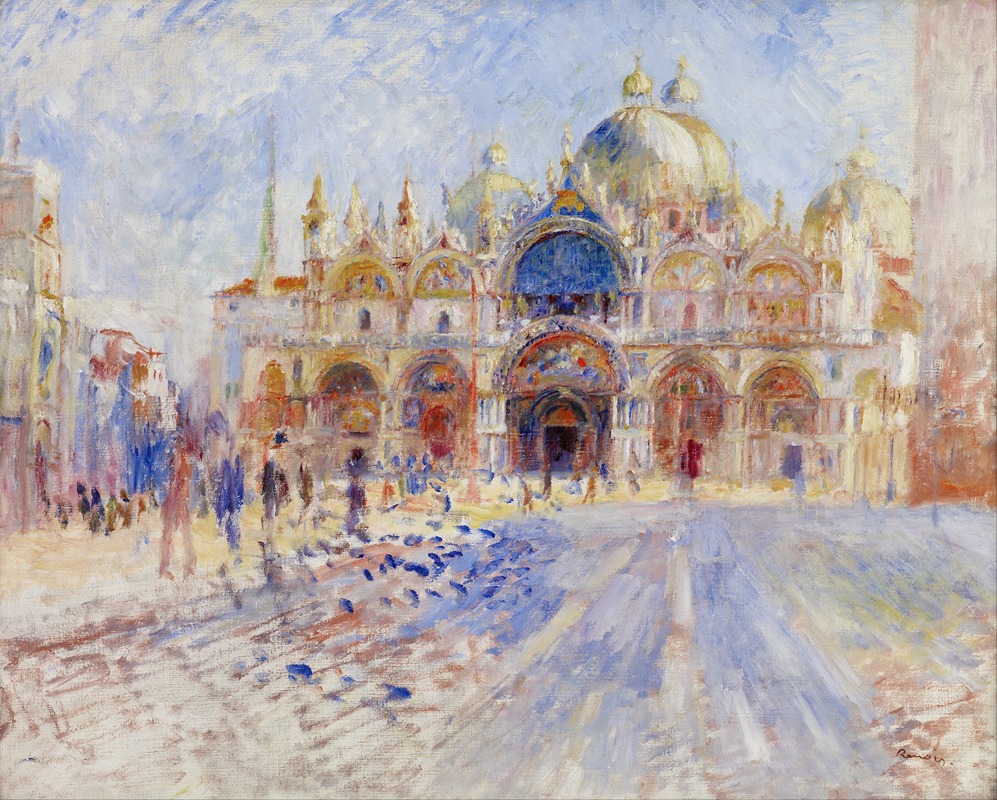 La place Saint-Marc, Venise (1881)