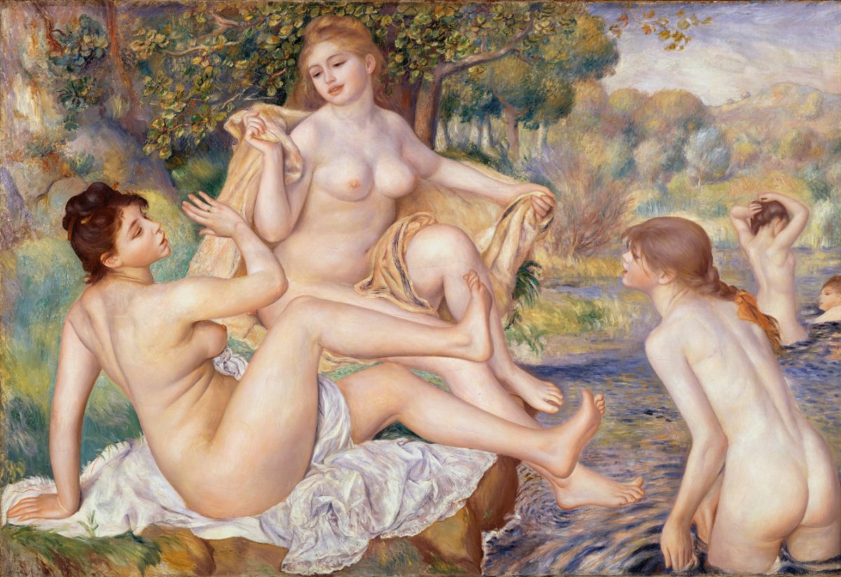 Les Grandes Baigneuses (1887)