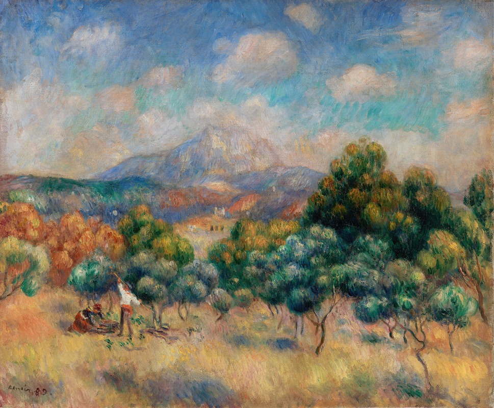 Montagne Sainte-Victoire (Paysage) (1889)