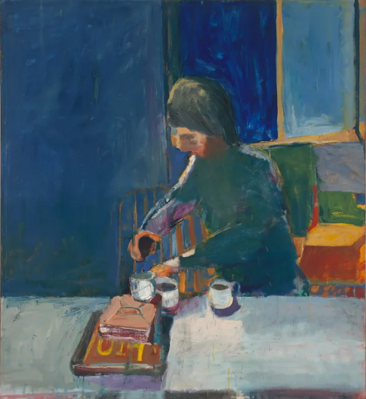 Fille et trois tasses de café, 1957
