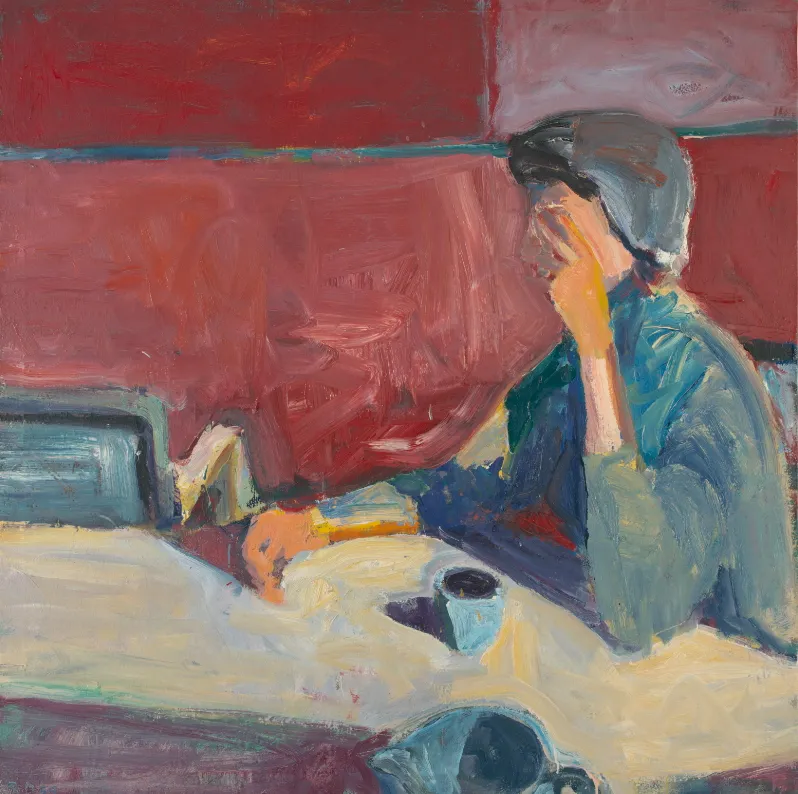 Femme à table en pleine lumière, 1959