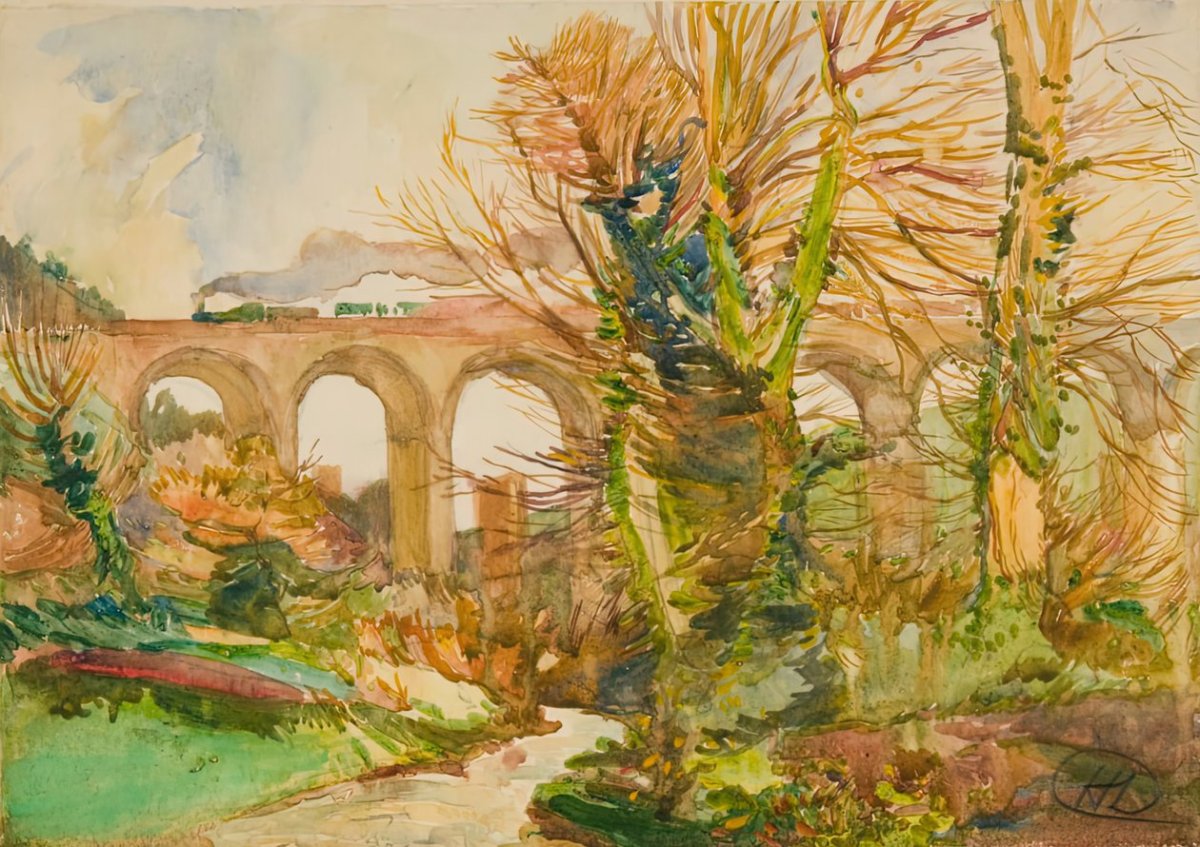 Pont ferroviaire, St. Austell, Angleterre, 1905