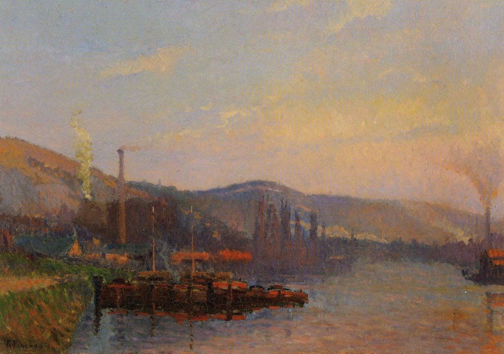 Le Pré-aux-Loups, soleil couchant, 1904