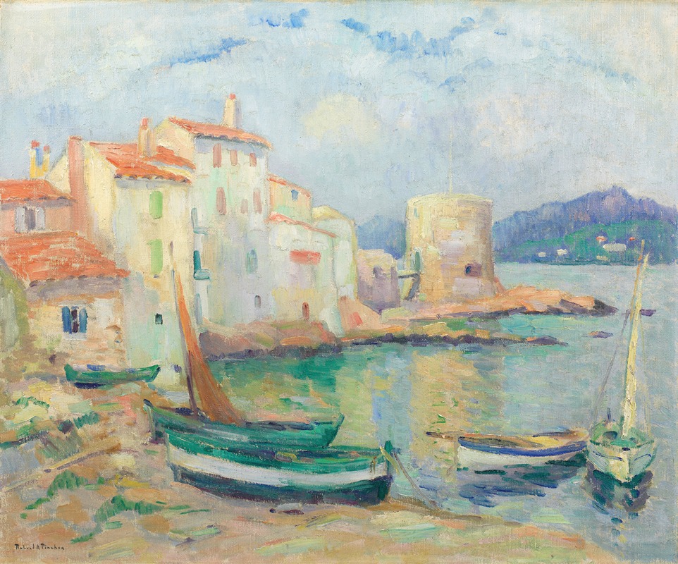 Vieux port de Saint-Tropez (vers 1932)