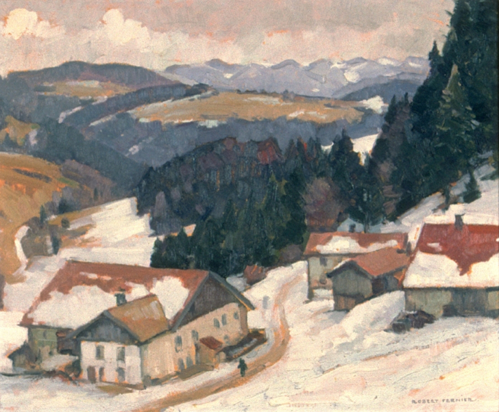 Neige à St.Brais, 1957