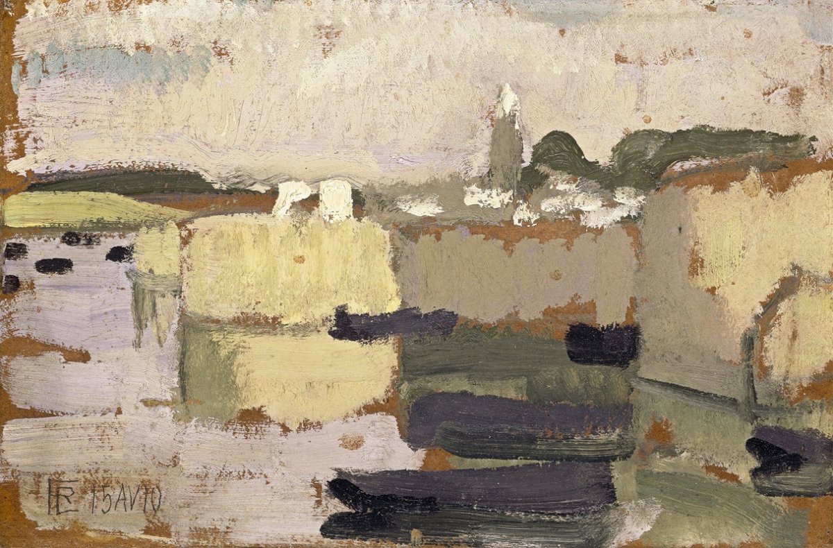 Village au bord de l'eau (1910)