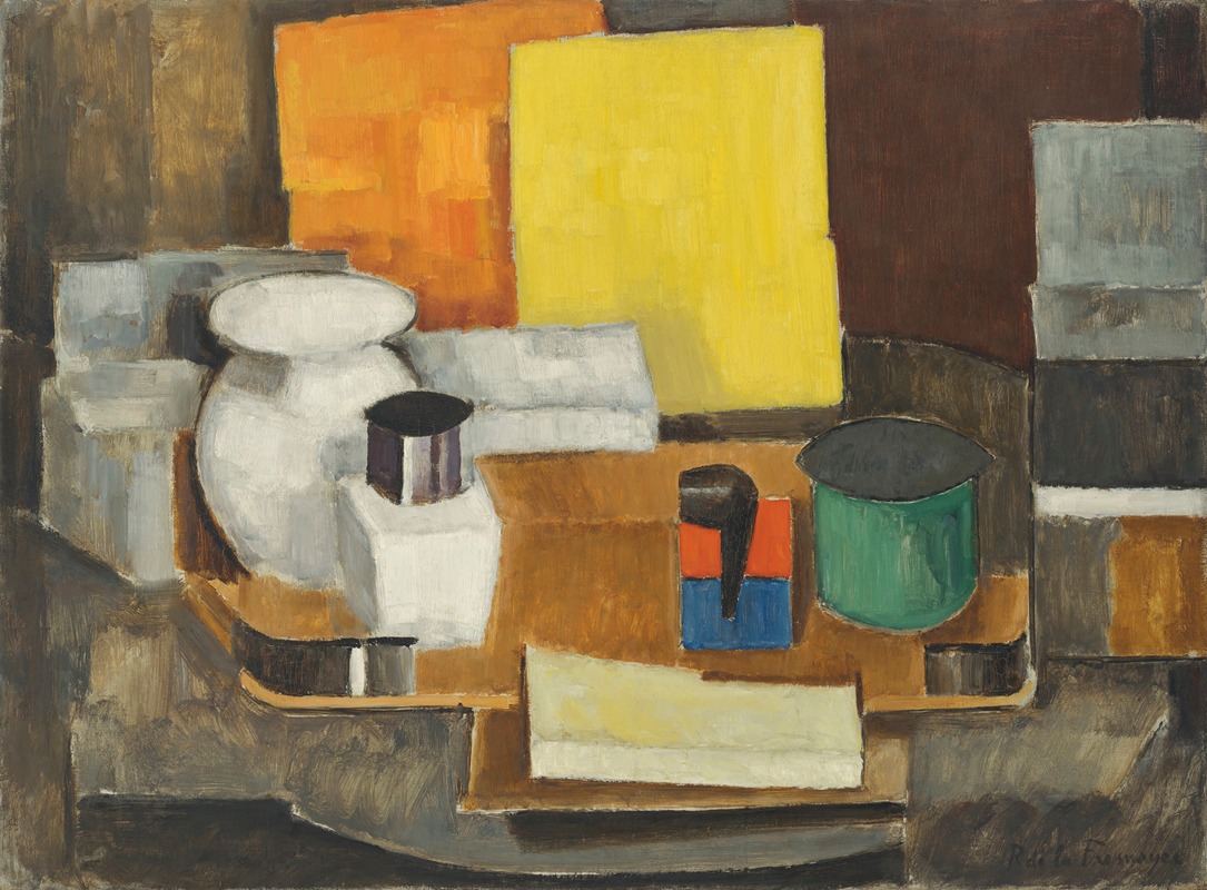  Nature morte au carré jaune (1913)