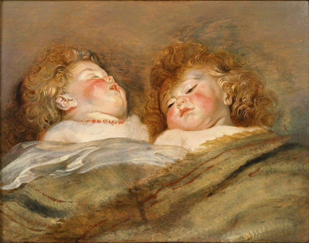Deux enfants endormis