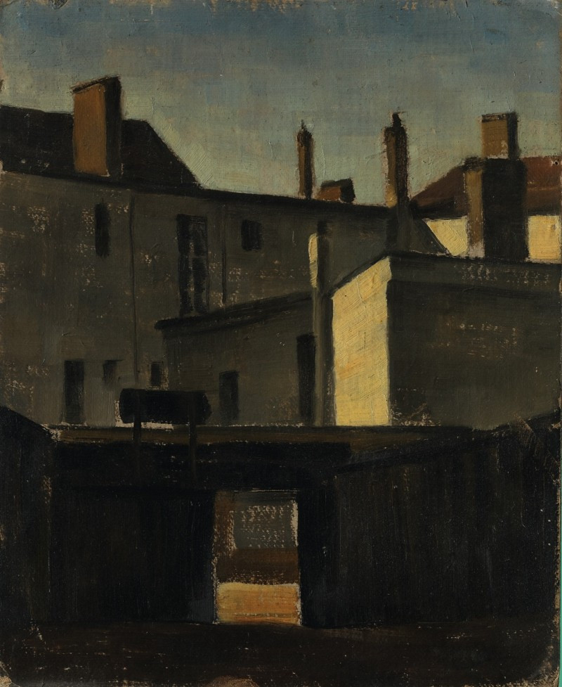 Ensemble de maisons à Francfort, vers 1923