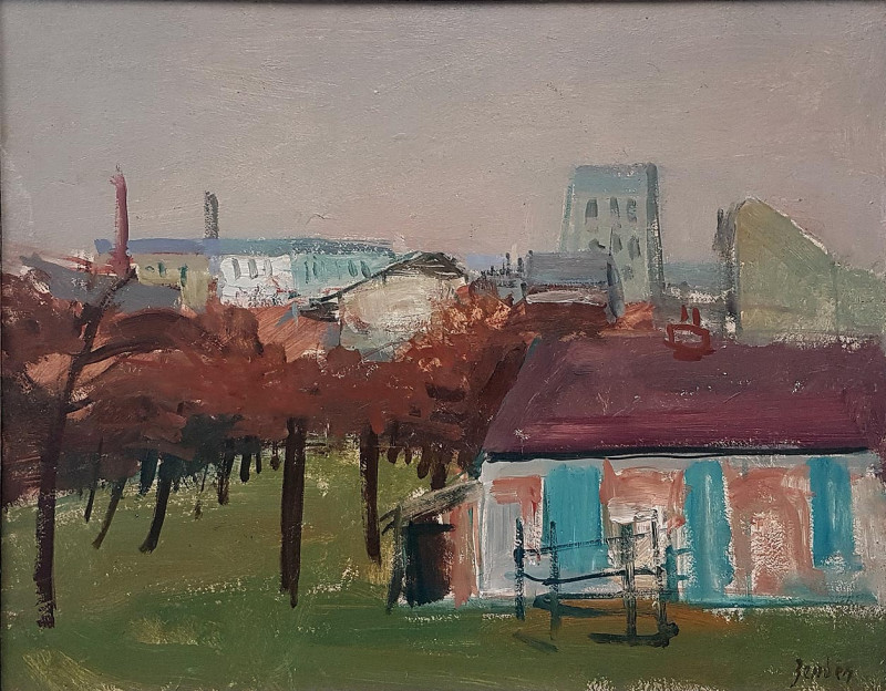 Jardin de banlieue, vers 1930 - 1934