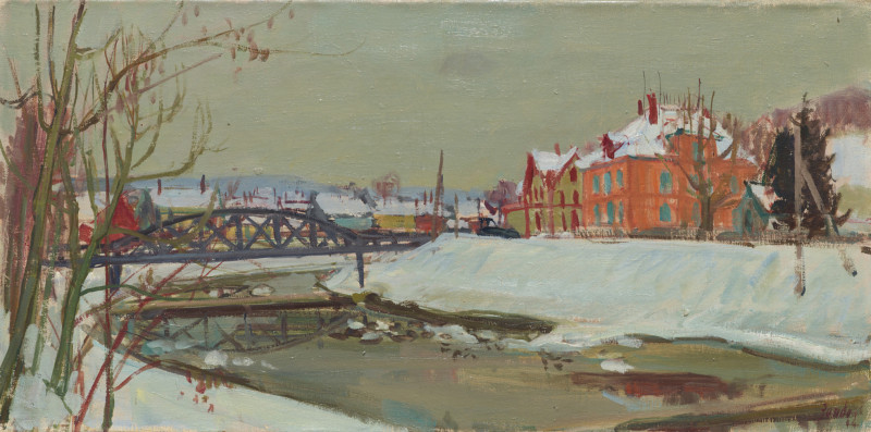 L'hiver sur la Töss, 1944