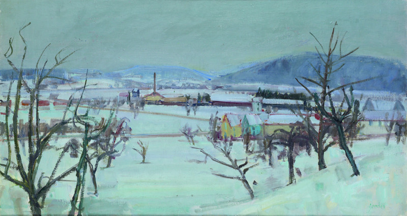 Zinzikon sous la neige III, 1943