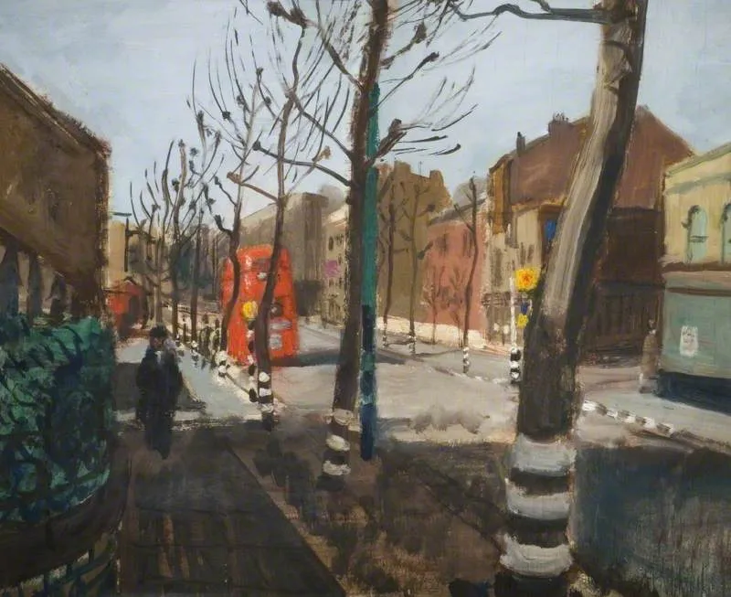 Une rue de Londres, 1944 - 1945