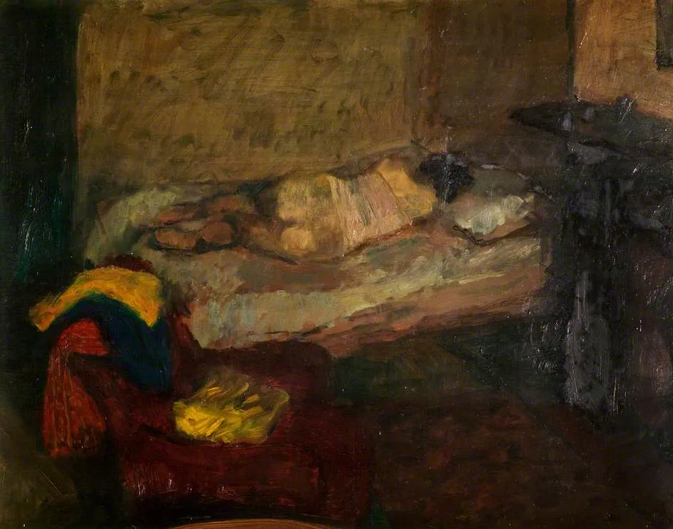 Intérieur avec nu (vers 1946)