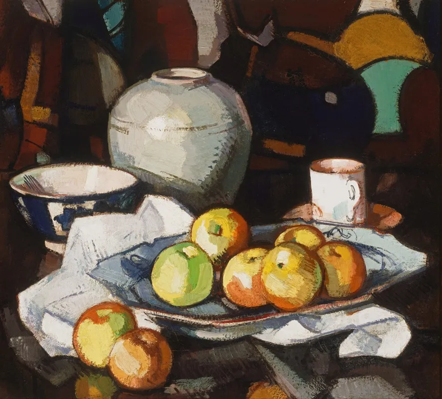 Nature morte - Pommes et pot (entre 1912-1916)