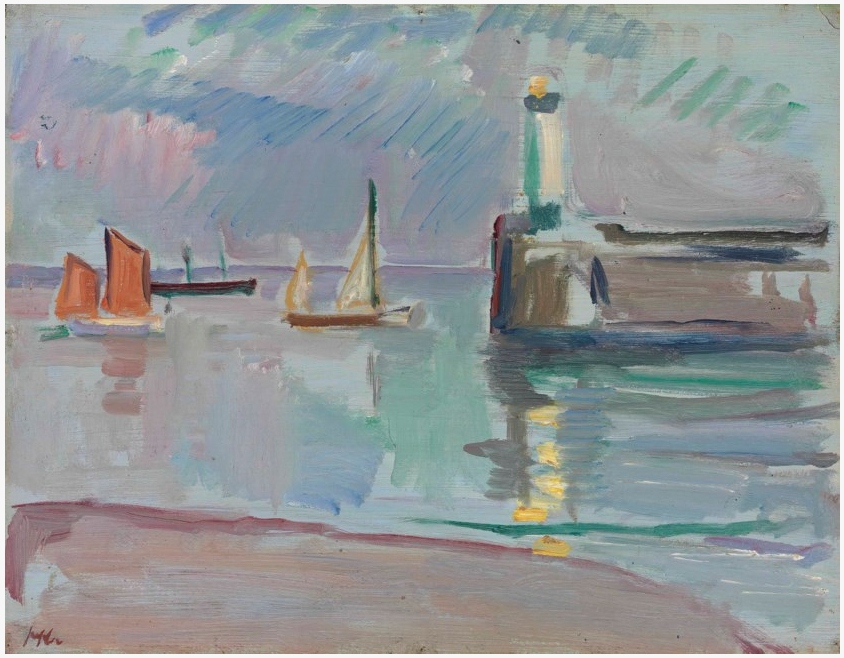 L'embouchure du port