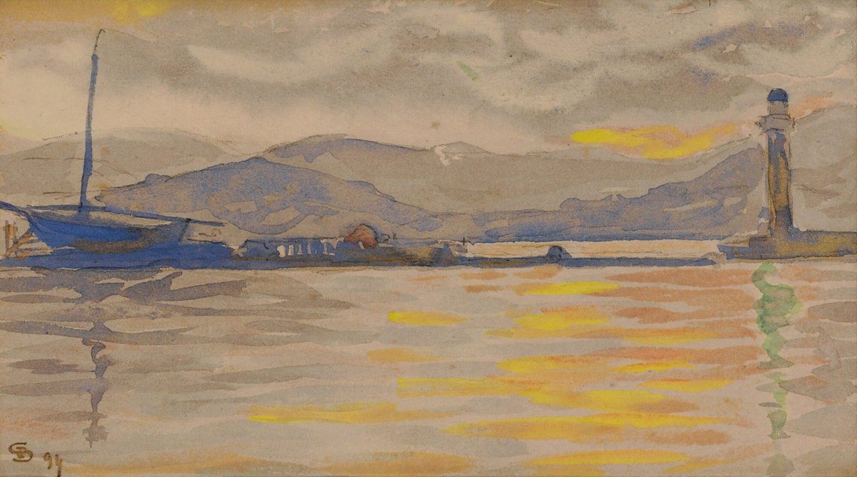 Saint-Tropez, le port (1894)
