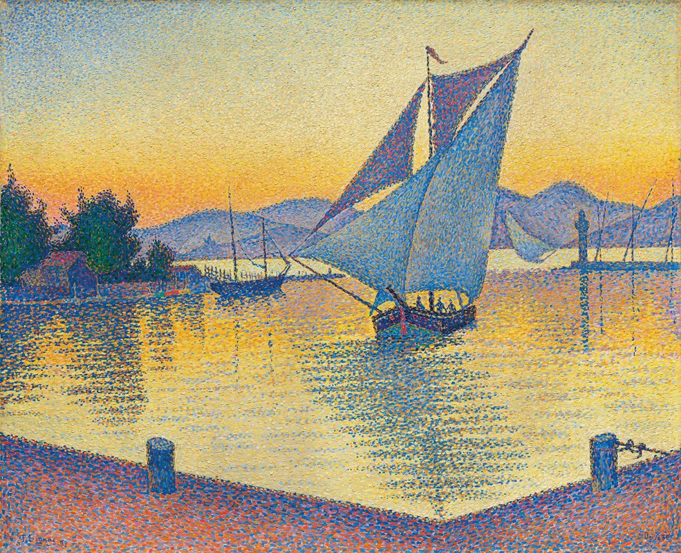 Le port au soleil couchant, opus 236 (Saint-Tropez) (1892)