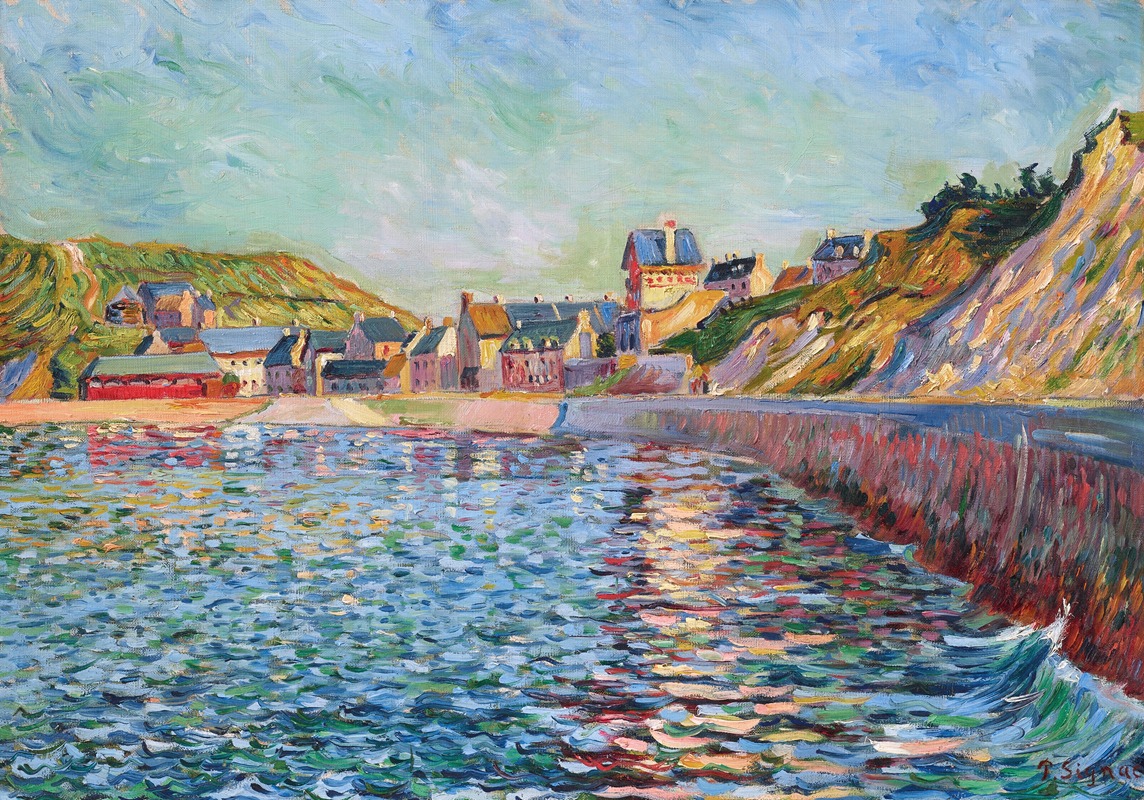 Port-en-Bessin, l’avant-port (1884)