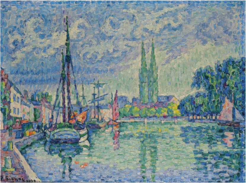 L'odet à Quimper, 1929