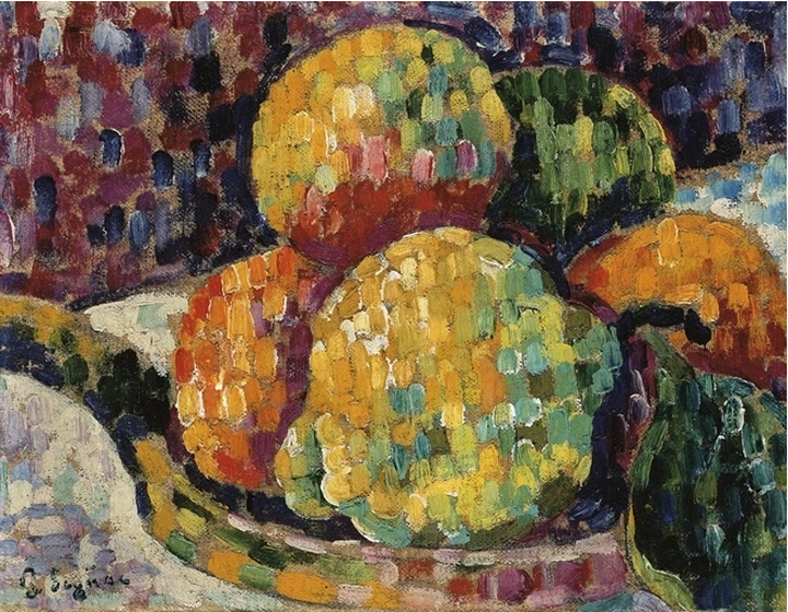 Nature morte - Coing et oranges, 1918