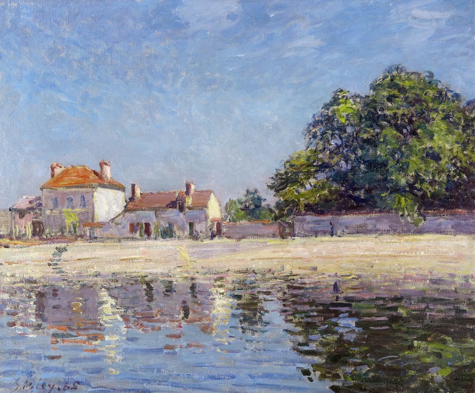 La rivière Loing à Saint-Mammes (1885)