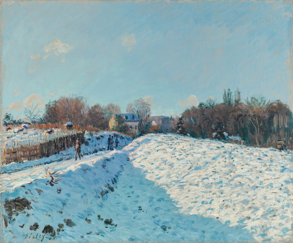 Effet de neige à Louveciennes (1874)