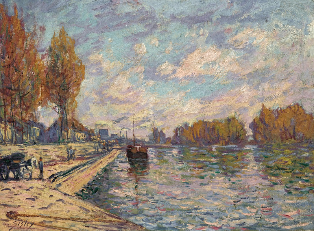 La Seine à Suresnes (vers 1879)