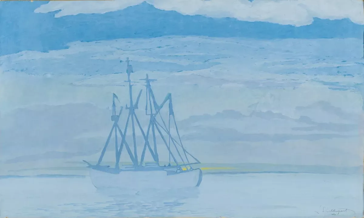Chalutier sur la mer (1921)