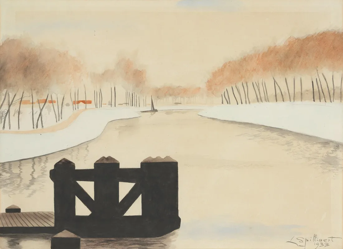 Le ruisseau Keignaert à Zandvoorde (1933)