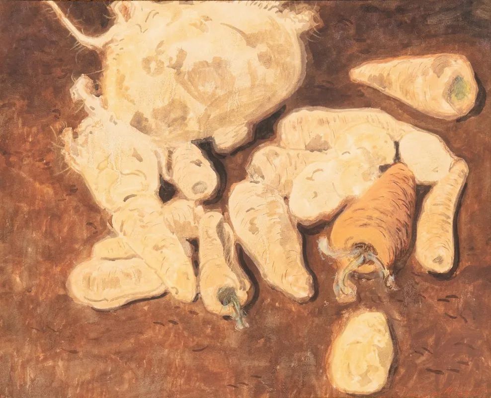 Nature morte aux navets et carottes (1924)
