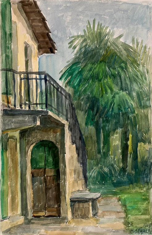 Dans le jardin d'Hans Stähli, 1969