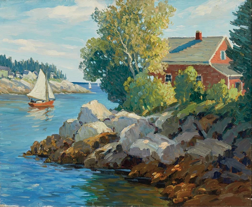 Red Cottage (New Harbor, Maine), vers 1927