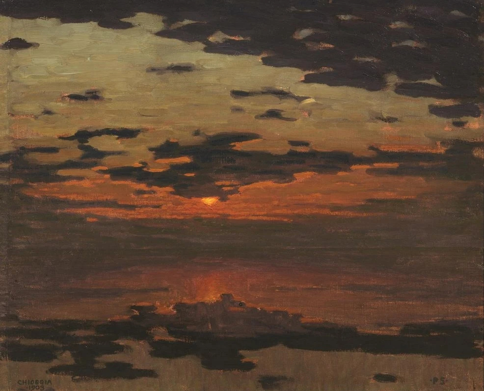  Coucher de soleil sur la lagune, 1903
