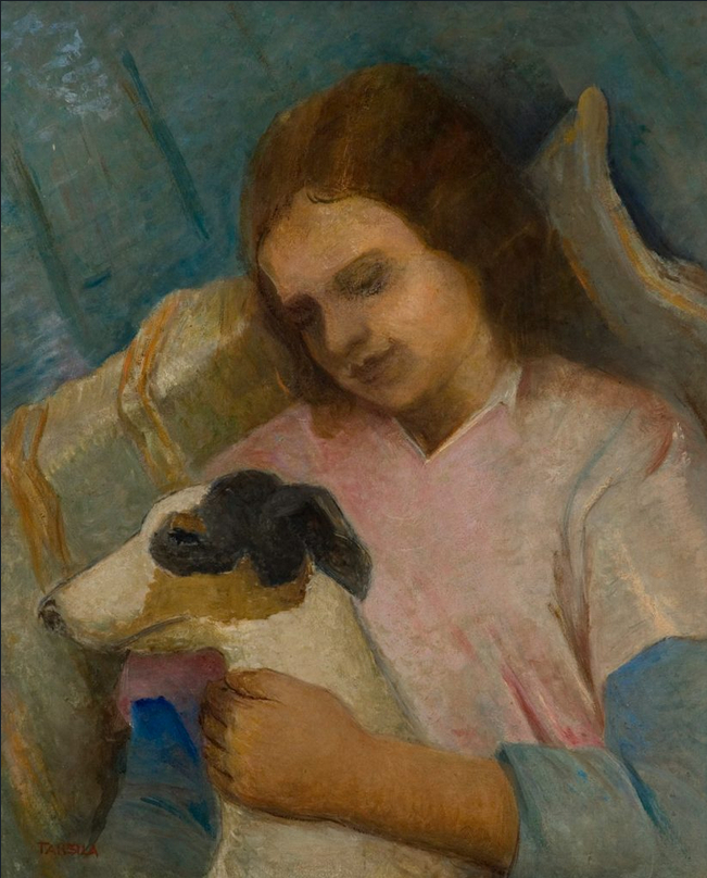 Beatriz avec son chien (1940)