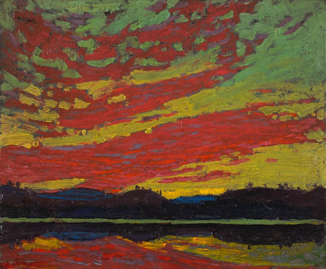 Coucher de soleil, 1915
