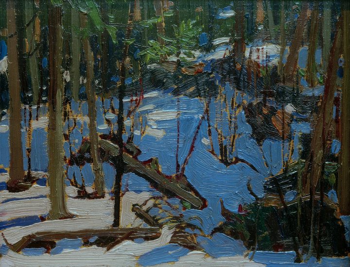 L'hiver dans les bois, 1916