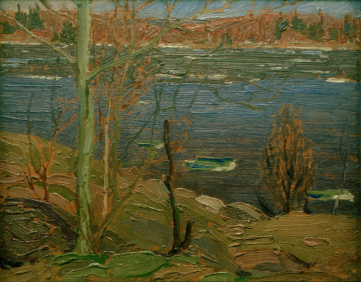 L'ouverture des rivières, 1915