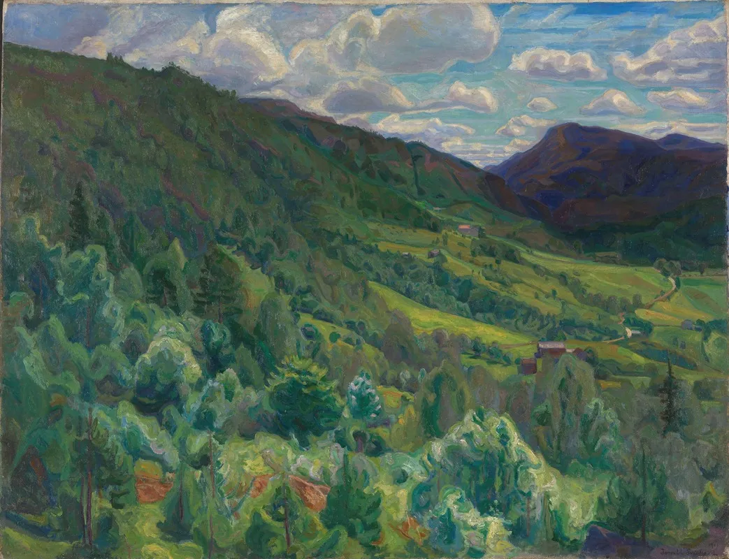 De Kviteseid à Telemark (1900)